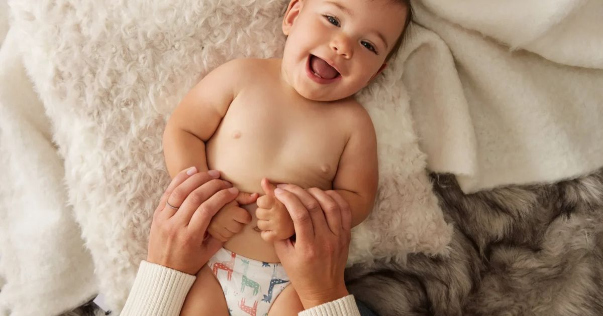 baby laughing
