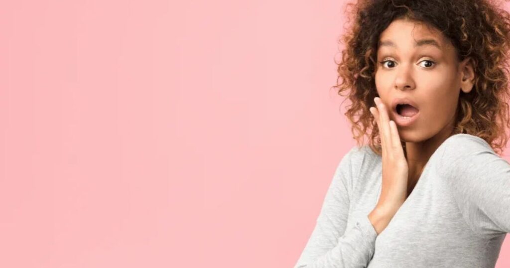 surprised woman