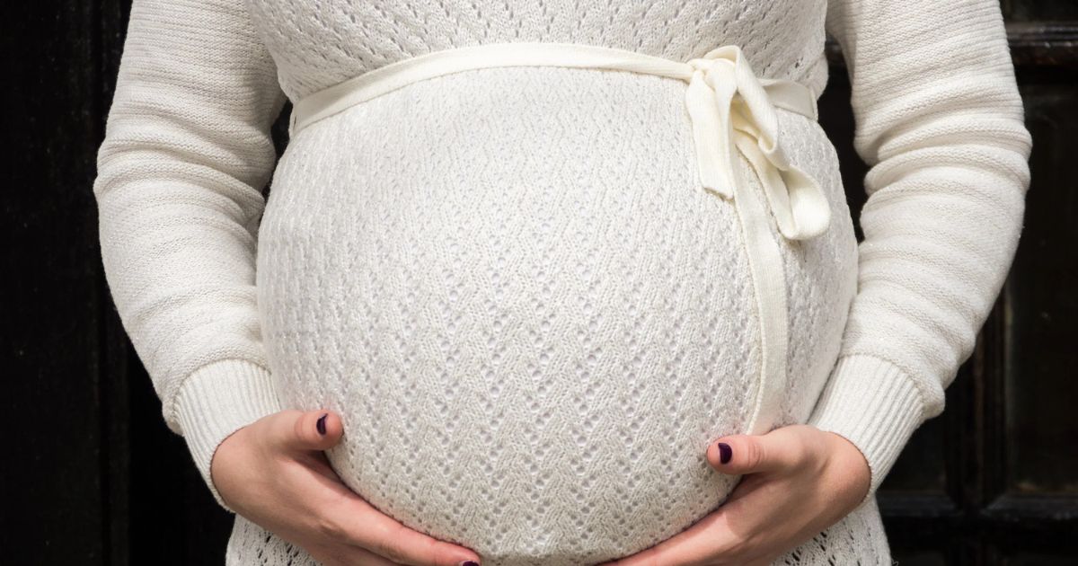 pregnant winter dress